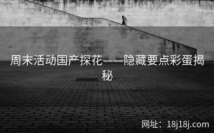 周末活动国产探花——隐藏要点彩蛋揭秘