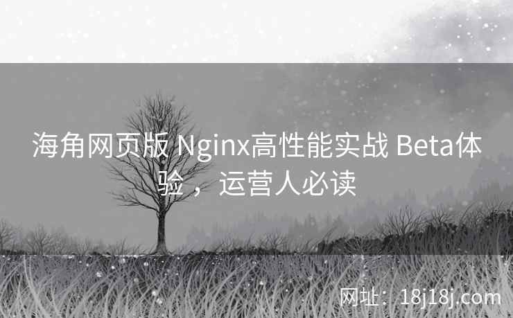 海角网页版 Nginx高性能实战 Beta体验 ，运营人必读